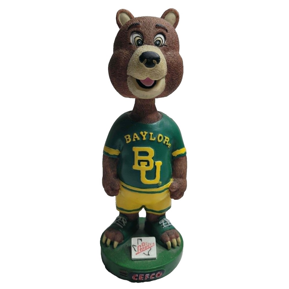 Baylor Bears THE JUDGE Mascot 2002 Bobblehead SGA sponsored by Dr. Pepper Cefco